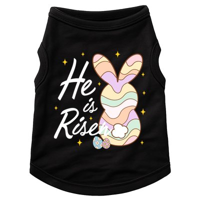 Retro He Is Risent Easter Sunday Doggie Tank