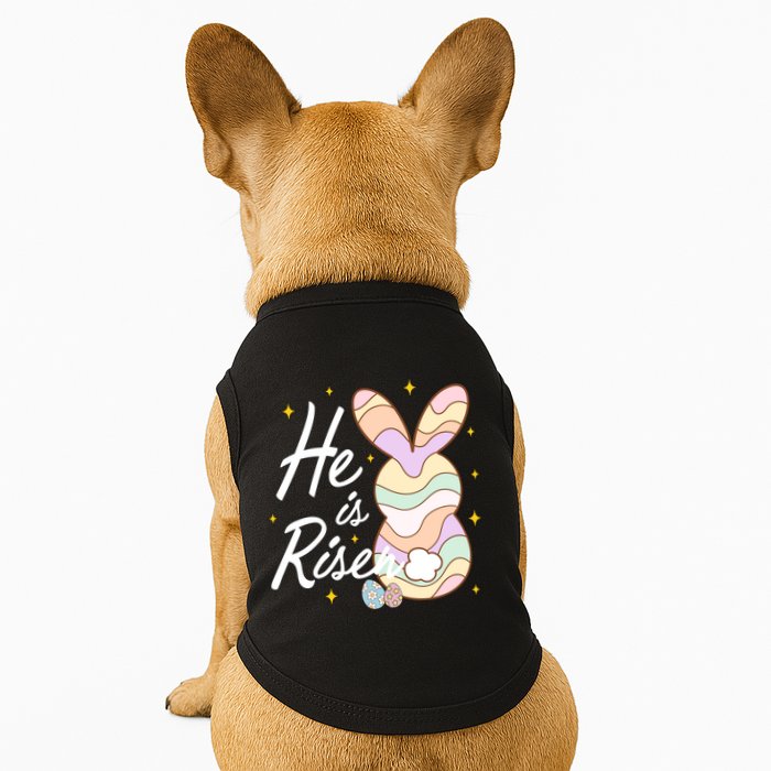 Retro He Is Risent Easter Sunday Doggie Tank