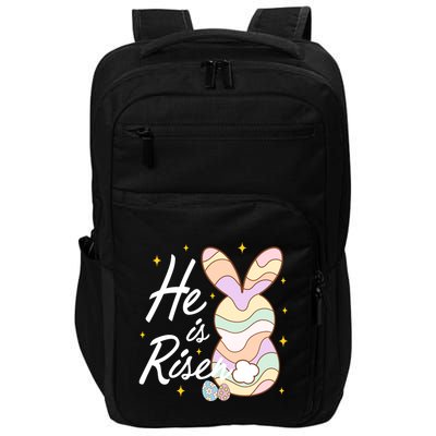Retro He Is Risent Easter Sunday Impact Tech Backpack