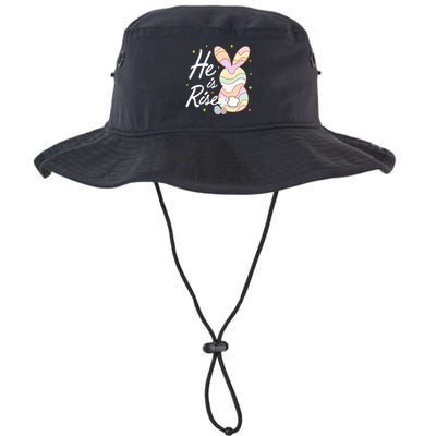 Retro He Is Risent Easter Sunday Bucket Hat