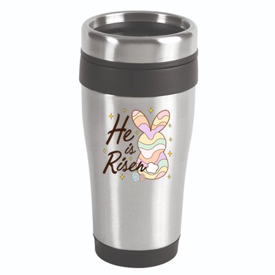 Retro He Is Risent Easter Sunday 16oz Travel Tumbler