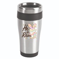 Retro He Is Risent Easter Sunday 16oz Travel Tumbler