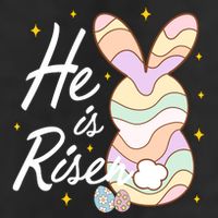 Retro He Is Risent Easter Sunday Microfiber Hand Towel