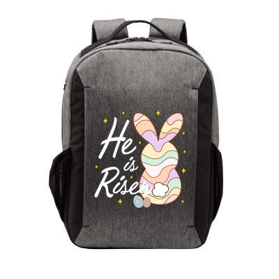Retro He Is Risent Easter Sunday Vector Backpack