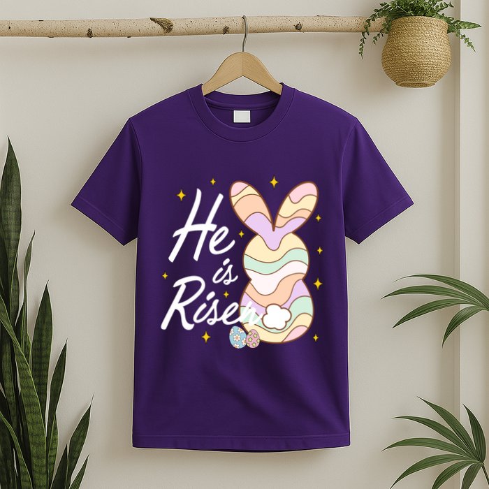Retro He Is Risent Easter Sunday T-Shirt