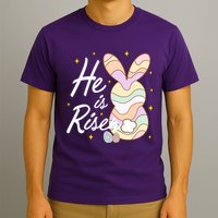 Retro He Is Risent Easter Sunday T-Shirt