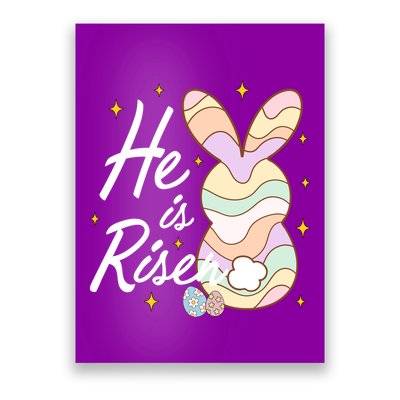 Retro He Is Risent Easter Sunday Poster