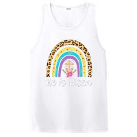 Rainbow He Is Risen Leopard Christian Jesus Happy Easter Day PosiCharge Competitor Tank