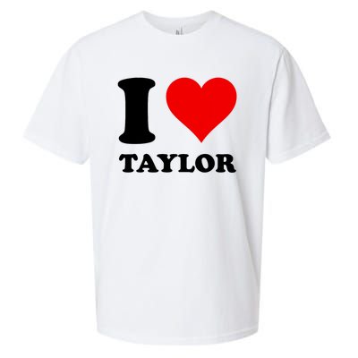 Red Heart I Love Taylor Sueded Cloud Jersey T-Shirt