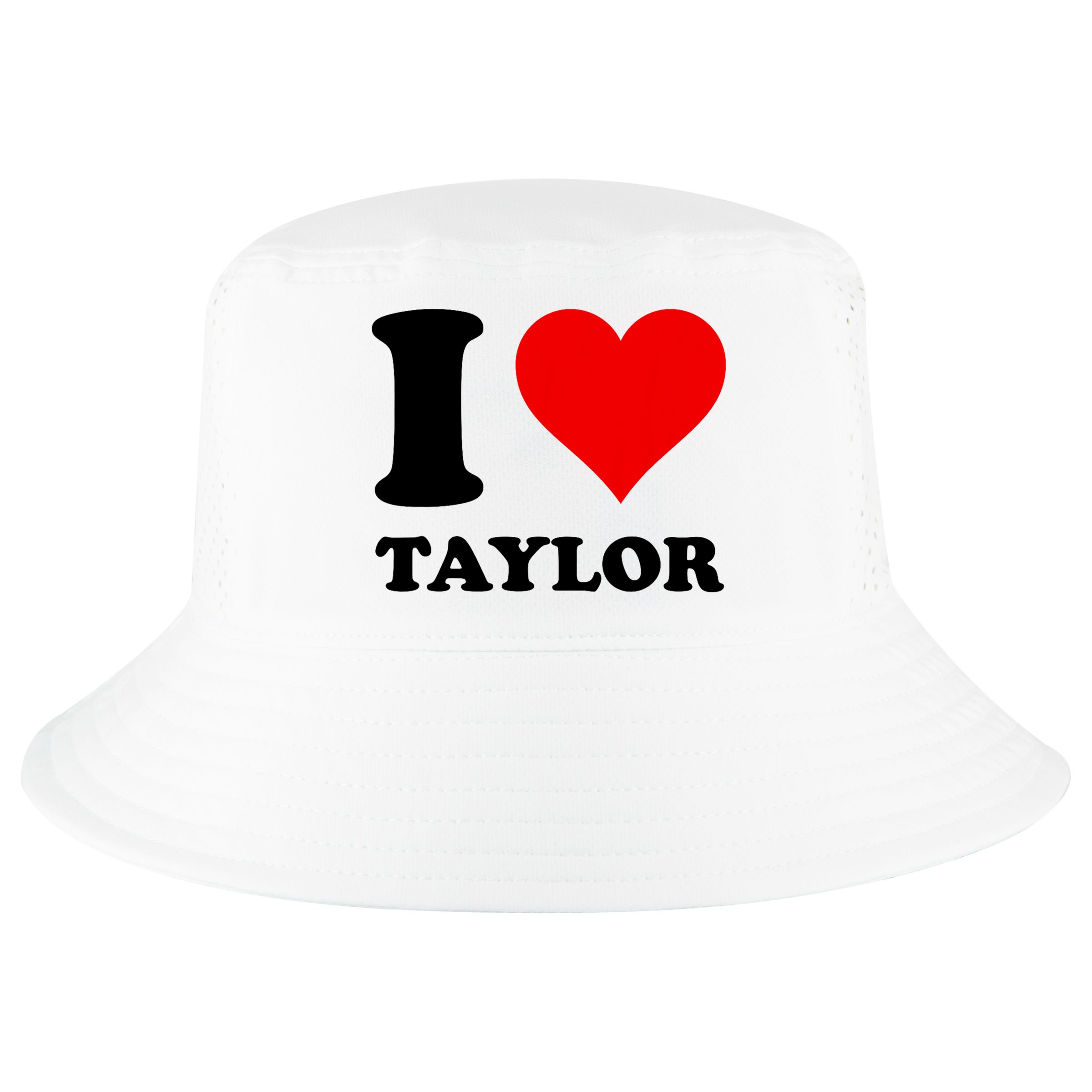 Red Heart I Love Taylor Cool Comfort Performance Bucket Hat