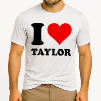 Red Heart I Love Taylor Cooling Performance Crew T-Shirt