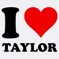 Red Heart I Love Taylor Cooling Performance Crew T-Shirt
