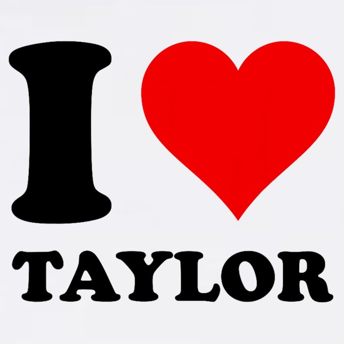 Red Heart I Love Taylor Cooling Performance Crew T-Shirt