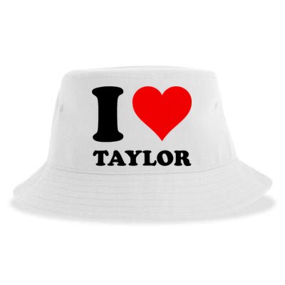 Red Heart I Love Taylor Sustainable Bucket Hat