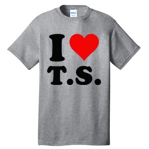 Red Heart I Love TS Tall T-Shirt