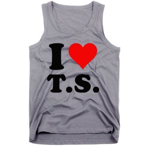 Red Heart I Love TS Tank Top