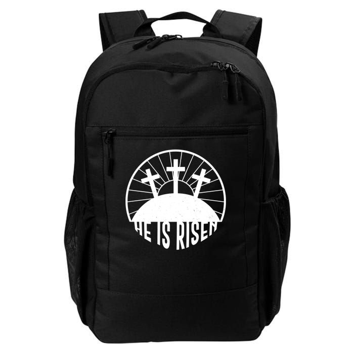 Retro He is Risen Emblem Celebrating Easter Backpack