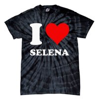 Red Heart I Love Selena Tie-Dye T-Shirt