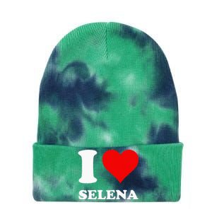 Red Heart I Love Selena Tie Dye 12in Knit Beanie