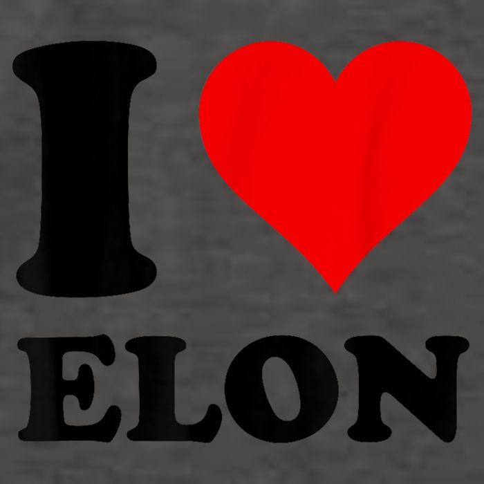 Red Heart I Love Elon Musk Vector Backpack