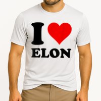 Red Heart I Love Elon Musk Cooling Performance Crew T-Shirt