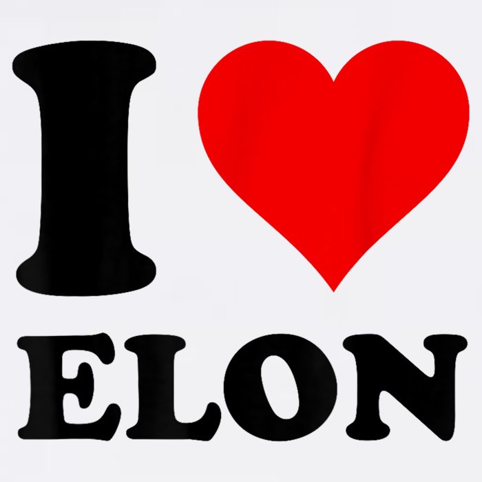 Red Heart I Love Elon Musk Cooling Performance Crew T-Shirt