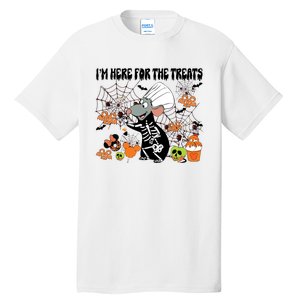 Remy Halloween Im Here For The Treats Snacks Halloween Little Tall T-Shirt