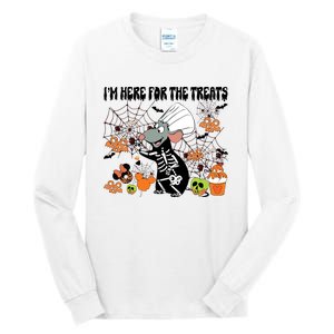 Remy Halloween Im Here For The Treats Snacks Halloween Little Tall Long Sleeve T-Shirt