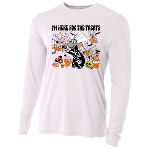 Remy Halloween Im Here For The Treats Snacks Halloween Little Cooling Performance Long Sleeve Crew