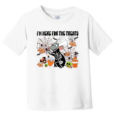 Remy Halloween Im Here For The Treats Snacks Halloween Little Toddler T-Shirt