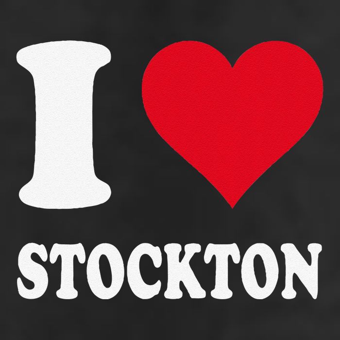 Red Heart I Love Stockton 11oz C Handle Ceramic Mug