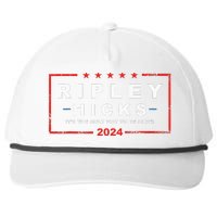 Ripley Hicks ItS The Only Way To Be Sure! 2024 Apparel Snapback Five-Panel Rope Hat