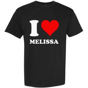 Red Heart I Love Melissa Garment-Dyed Heavyweight T-Shirt