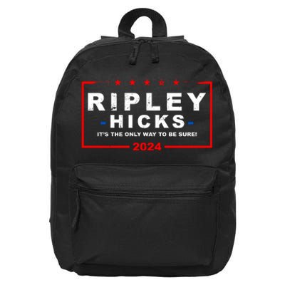 Ripley Hicks It's The Only Way To Be Sure 2024 16 in Basic Backpack