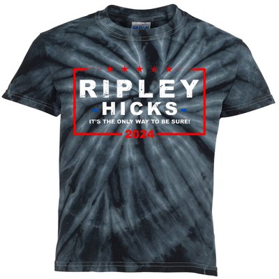 Ripley Hicks It's The Only Way To Be Sure 2024 Kids Tie-Dye T-Shirt