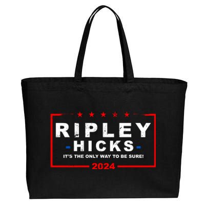 Ripley Hicks It's The Only Way To Be Sure 2024 Cotton Canvas Jumbo Tote