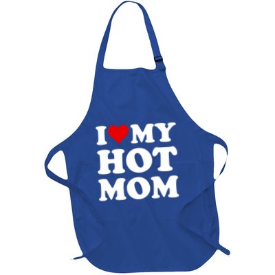 Red Heart I Love My Hot Mom Gift Apron