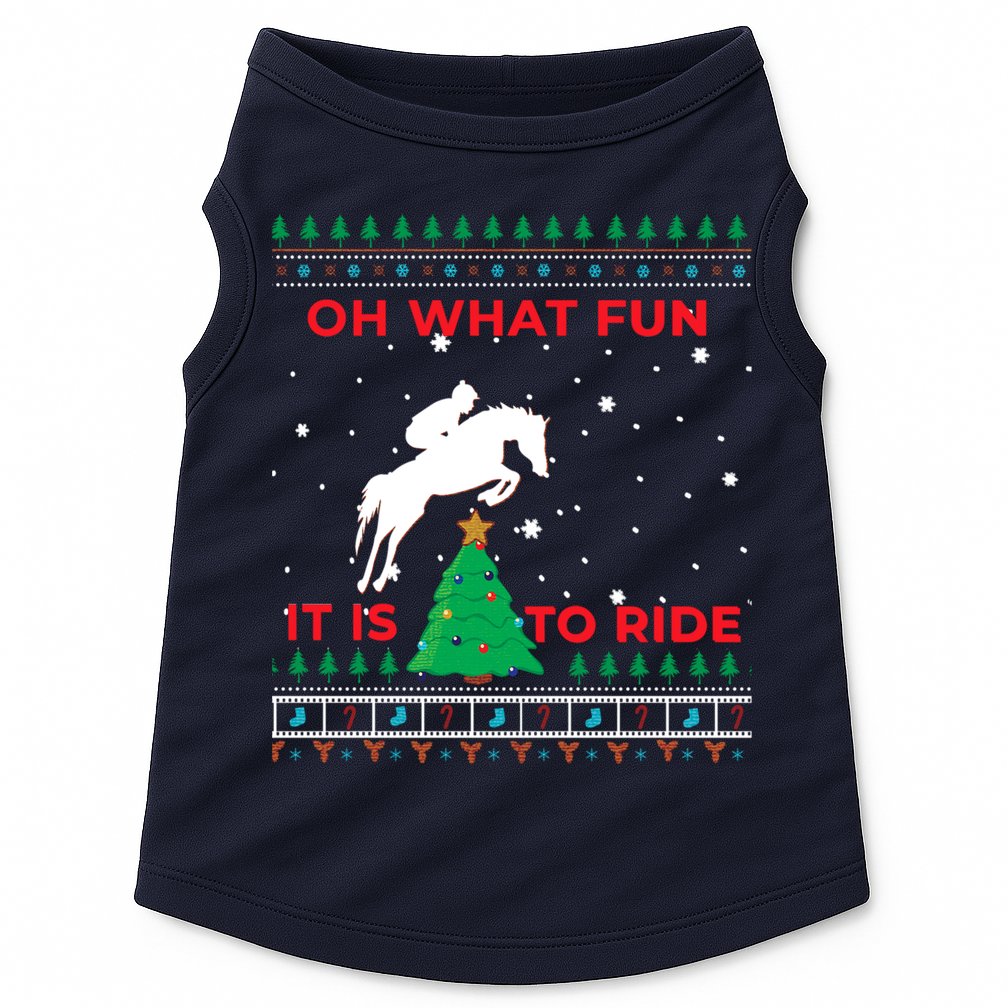 Riding Hunter Jumper Horse Doggie Tank