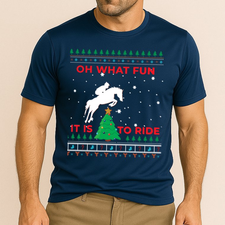 Riding Hunter Jumper Horse Cooling Performance Crew T-Shirt