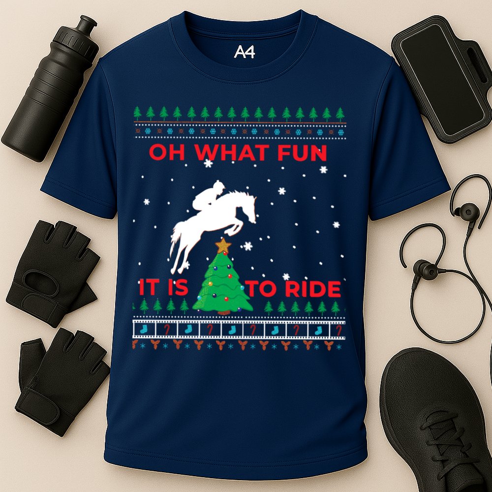 Riding Hunter Jumper Horse Cooling Performance Crew T-Shirt