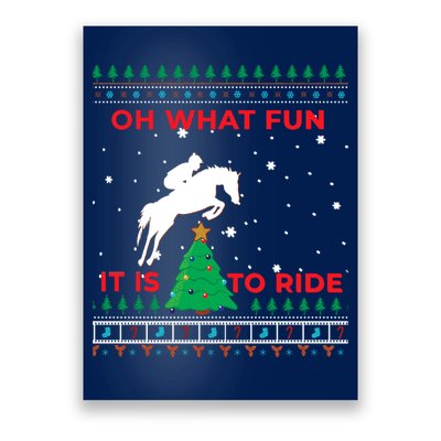Riding Hunter Jumper Horse Poster