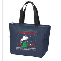 Riding Hunter Jumper Horse Zip Tote Bag