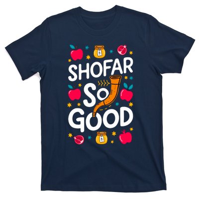 Rosh Hashanah Jewish New Year Shana Tova Apple Honey Shofar T-Shirt