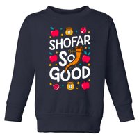 Rosh Hashanah Jewish New Year Shana Tova Apple Honey Shofar Toddler Sweatshirt