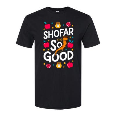 Rosh Hashanah Jewish New Year Shana Tova Apple Honey Shofar Softstyle CVC T-Shirt