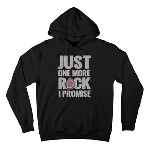 Rock Hounding Just One More Rock I Promise Geologist Hoodie