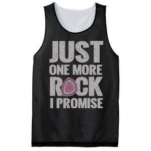 Rock Hounding Just One More Rock I Promise Geologist Mesh Reversible Basketball Jersey Tank