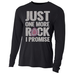 Rock Hounding Just One More Rock I Promise Geologist Cooling Performance Long Sleeve Crew