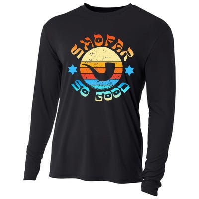 Rosh Hashanah Jewish New Year Shofar So Good Shana Tova! Cooling Performance Long Sleeve Crew