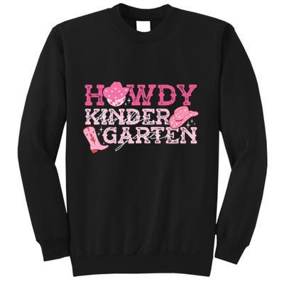 Retro Howdy Kindergarten Cowgirl Western Rodeo For School Sweatshirt